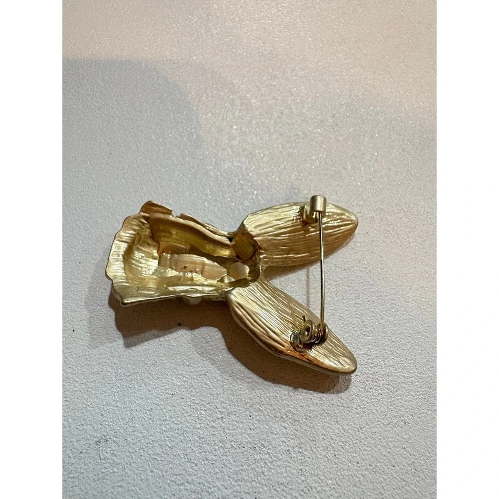 Baroque Gold Rabbit Brooch Regal‎ Bunny Head Statement Pin Antique Style new